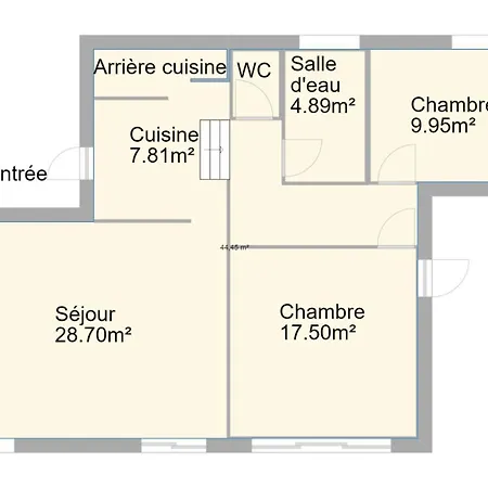 Feriehus Chez Monique 4/7 Personnes A